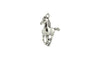 Silver Tone 1.0"X1.5" Cool Horse Pendant Short Necklace
