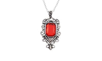 Red Crystal Angel Pendant Necklace - sparklingselections