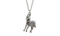 Silver Tone Horse 1.0"X0.7" Pendant Necklace - sparklingselections