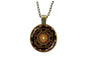 Fashion Buddhist Sacred Geometry Pendant Necklace