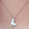 Steampunk Lucky Sheep Pendants Necklaces