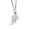 New Feather Clavicle Leaves Pendant Necklace