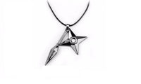 Kunai Shuriken Dart Weapon Pendant Necklaces Fashion Star Pattern Silver Necklaces Jewelry For Women - sparklingselections