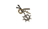 Cross Anchor And Rudder Pendant Necklace For Women