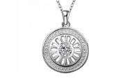 Dainty Forever Round Zircon Pendant Necklace - sparklingselections