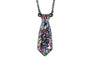 Colorful Tie Shape Pendants Necklace For Women