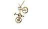 Bicycle Fashion Long Pendant Necklace For Women