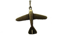 Vintage Aircraft Chain Link Pendant Necklace - sparklingselections