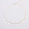 Round Sheet Choker Necklace For Women