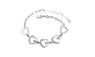 Heart Connectors Rhinestone Fashion Bracelets Bangles