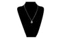 Silver Color Floating Bottle Pendant Necklace