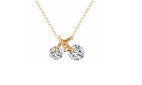 Bicycle Crystal Zircon Owl Pendants Necklace For Women - sparklingselections