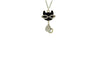 Crystal Hello Cat Pendant Necklace