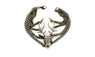 Deer Head Long Antlers Pendant Bracelet