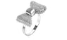 Fashion Silver Plated Cute Bow Ring