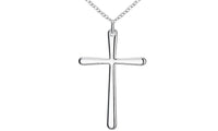 Silver Plated Cross Pendant Necklace - sparklingselections