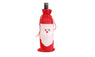 Red Wine Bottle Cover Bags Christmas Dinner Table Decoration