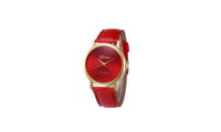 Golden Leather Ladies wristwatch - sparklingselections