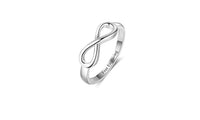 Silver Plated Custom Infinity Ring - sparklingselections