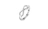 Silver Plated Custom Infinity Ring