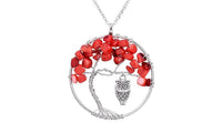 Tree Of Life Quartz Pendant Necklace - sparklingselections
