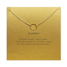 Statement Circle Pendant Necklace