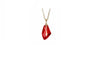 Magic Stone Red Acrylic Pendant Necklace