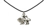 Vintage Silver Zodiac Signs Pendant Necklace