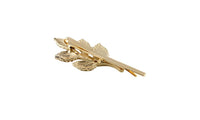 Fashion Lovely Leaves Golden Metal Punk Hair Clip - sparklingselections