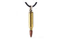 Gold Plated Leather Rope Pendant Necklace For Women