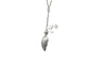 Magic Broom With Cat Pendant Necklace For Women