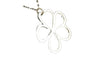 Silver Beautiful Hollow Out Flower Charm Pendant Necklace