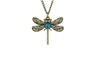 Hollow Dragonfly Pendant Necklace For Women