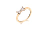 Zircon Crystal Bow Rings For Women
