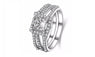 Princess Cubic Zirconia Wedding Bridal Ring