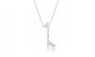 Giraffe Love Pendant Necklace For Women