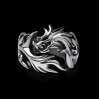 Dragon Punk Men Biker Rings - sparklingselections