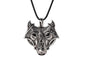 Wolf Head Nose Original Animal Norse Vikings Head hange Pendant Necklace