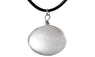 Glass Ball Plant Flower Crystal Pendant Necklace
