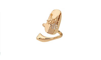 Dragonfly Flower Shaped Finger Tip Nail Ring - sparklingselections