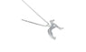 Cute Pet Dog Stroll Design Pendant Necklace