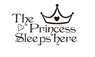 The Princess Sleep Here Wall Stickers