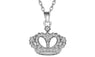 Rose Cown Pendant Necklace For Women