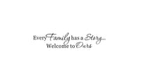 Every Family Has A Story Wall Stickers - sparklingselections