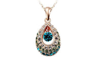 Water Drop Wings Crystal Pendants Necklaces - sparklingselections