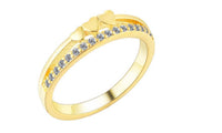 Gold Plated Cubic Zirconia Rings For Women - sparklingselections