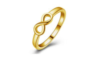 Gold Fashion Silver Ring - sparklingselections