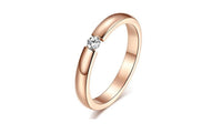 Titanium Inlaid Wedding Band Ring - sparklingselections