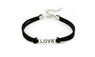 Love Handmade Alloy Rope Charm Weave Bracelet