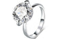 Cubic Zircon White Engagement Ring